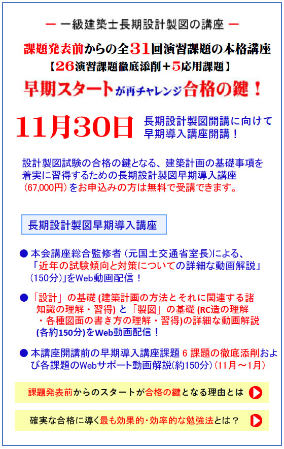 令和7年度長期設計製図講座