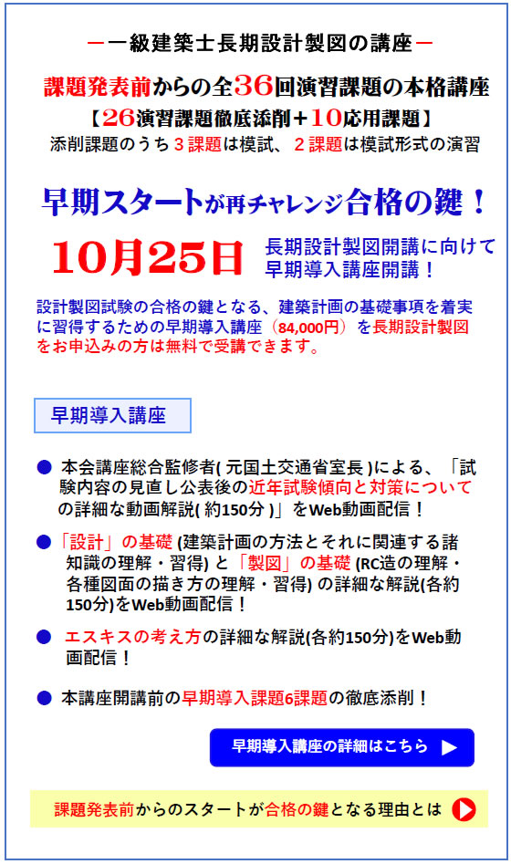 令和7年度長期設計製図講座